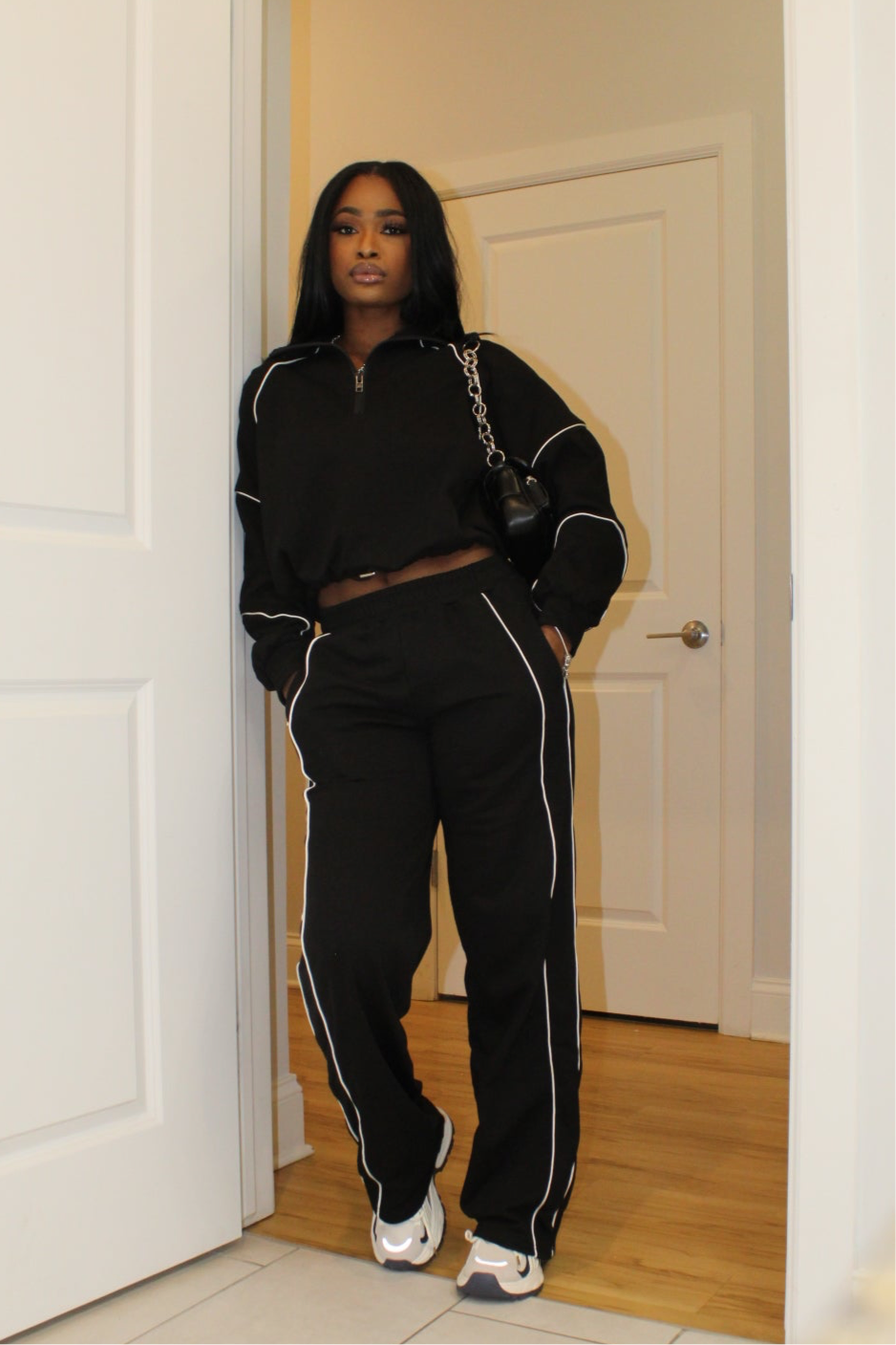 Blacked Out Tracksuit | Black