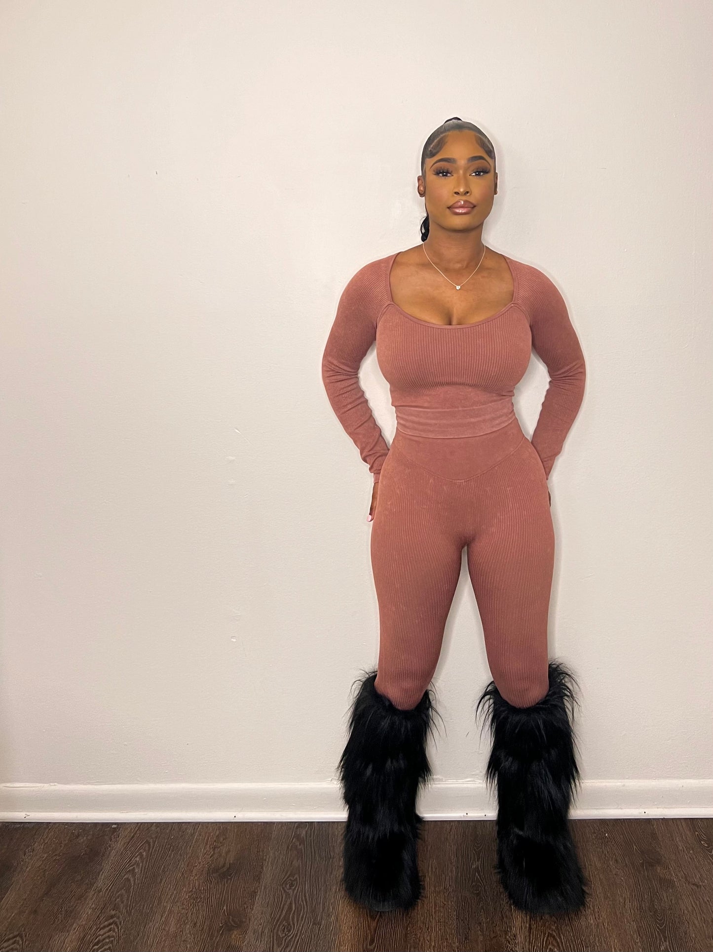 Baddie Active Set “Brown”