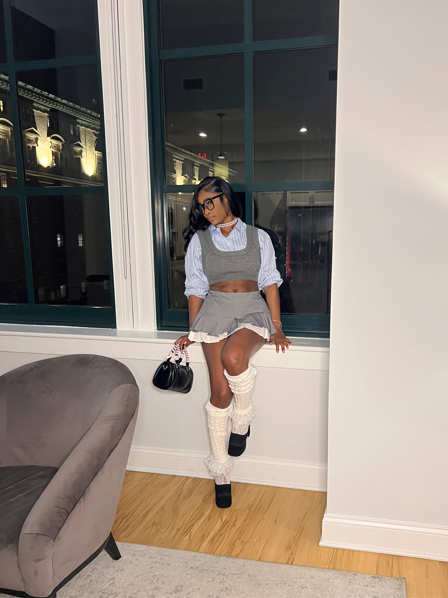 A+ | Pleated Mini Skirt