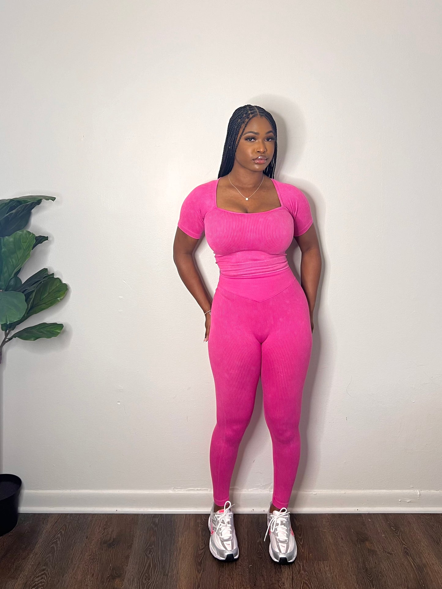 Baddie Active set “Pink”