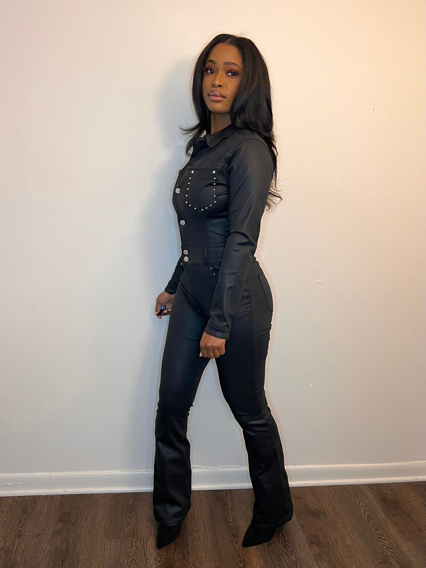 Black Heart Jumpsuit