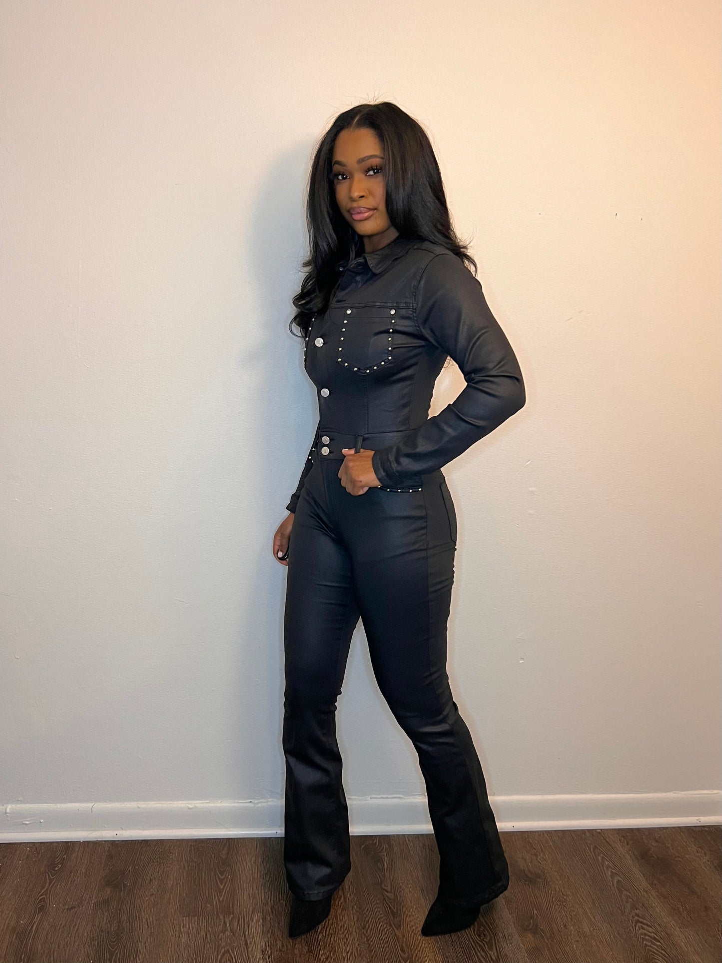 Black Heart Jumpsuit