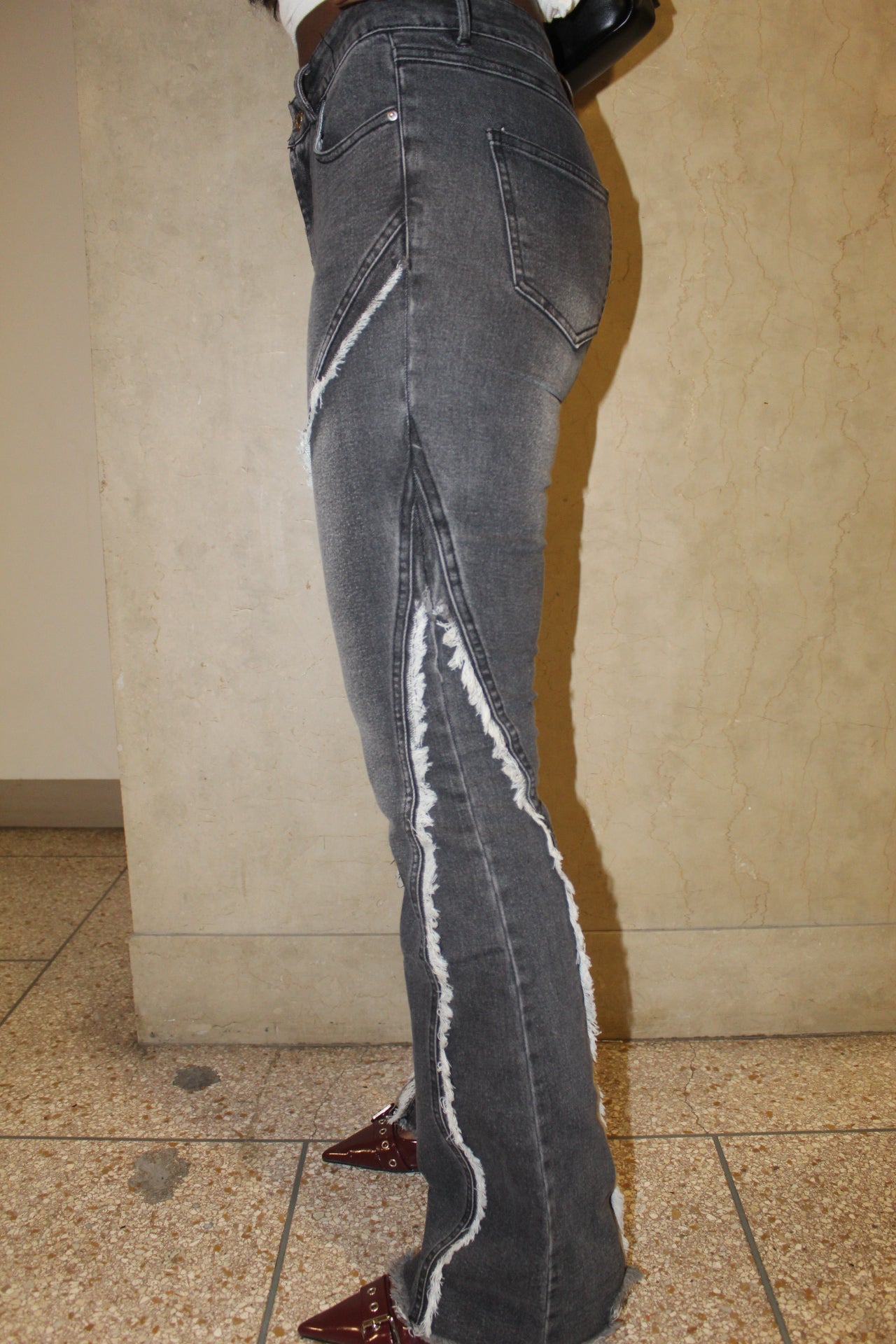 Five Star | Frayed Detail Denim