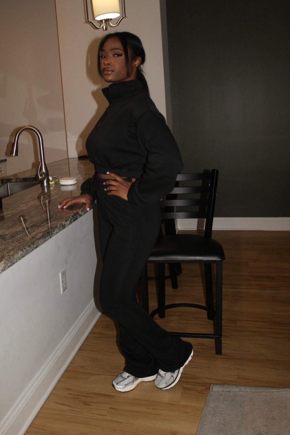 So Chilled Jogger Set | Black
