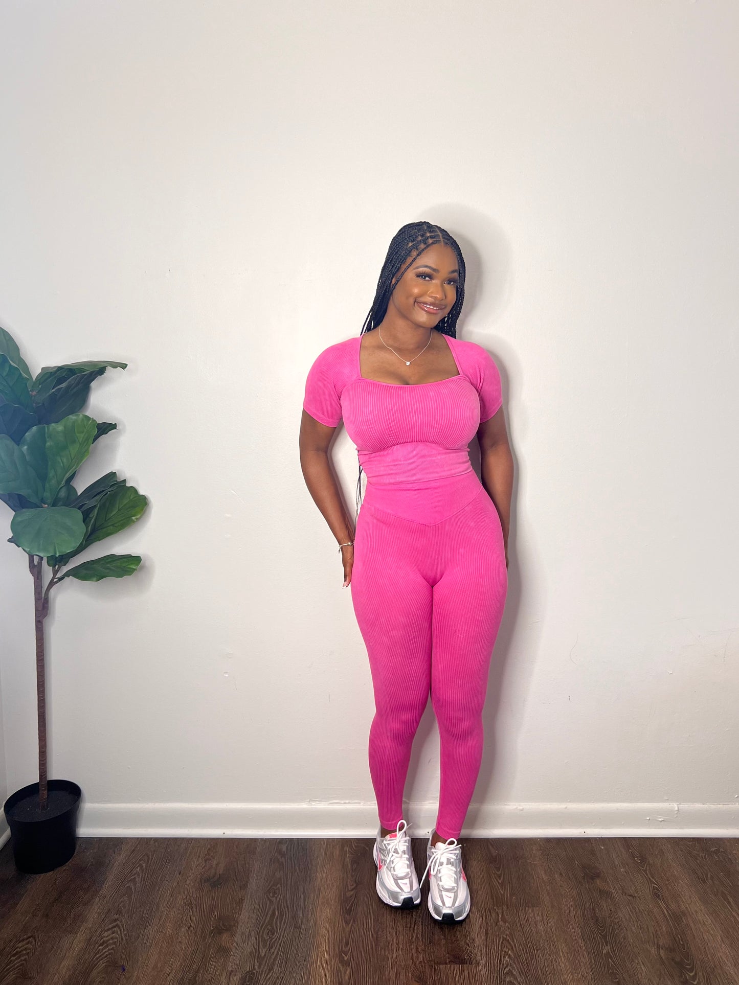 Baddie Active set “Pink”