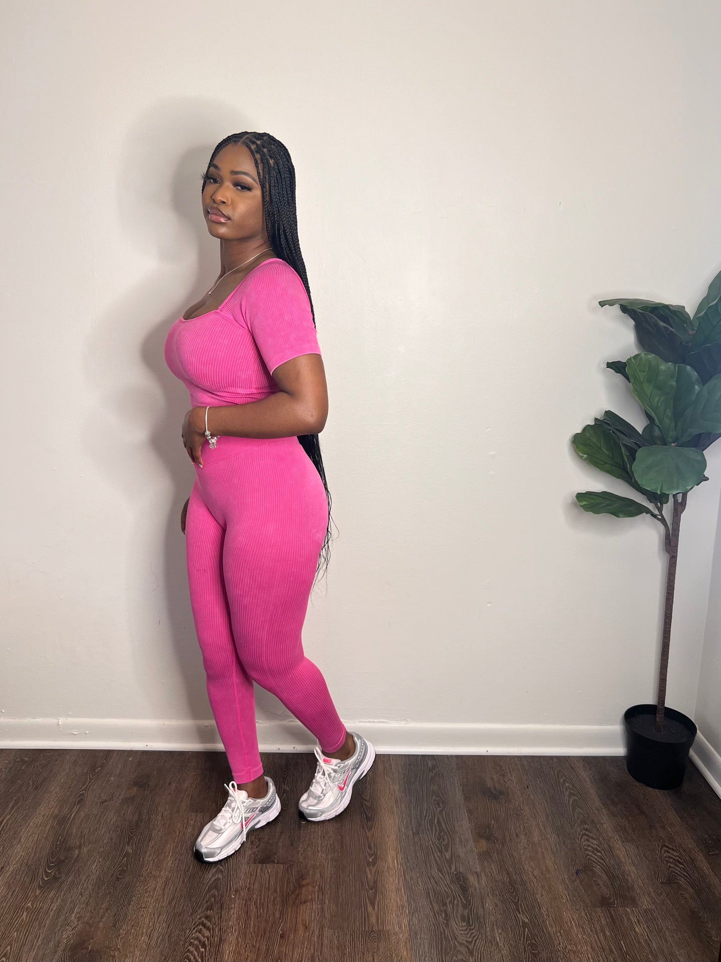 Baddie Active set “Pink”