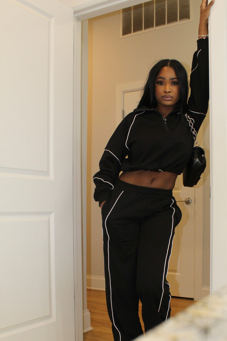 Blacked Out Tracksuit | Black