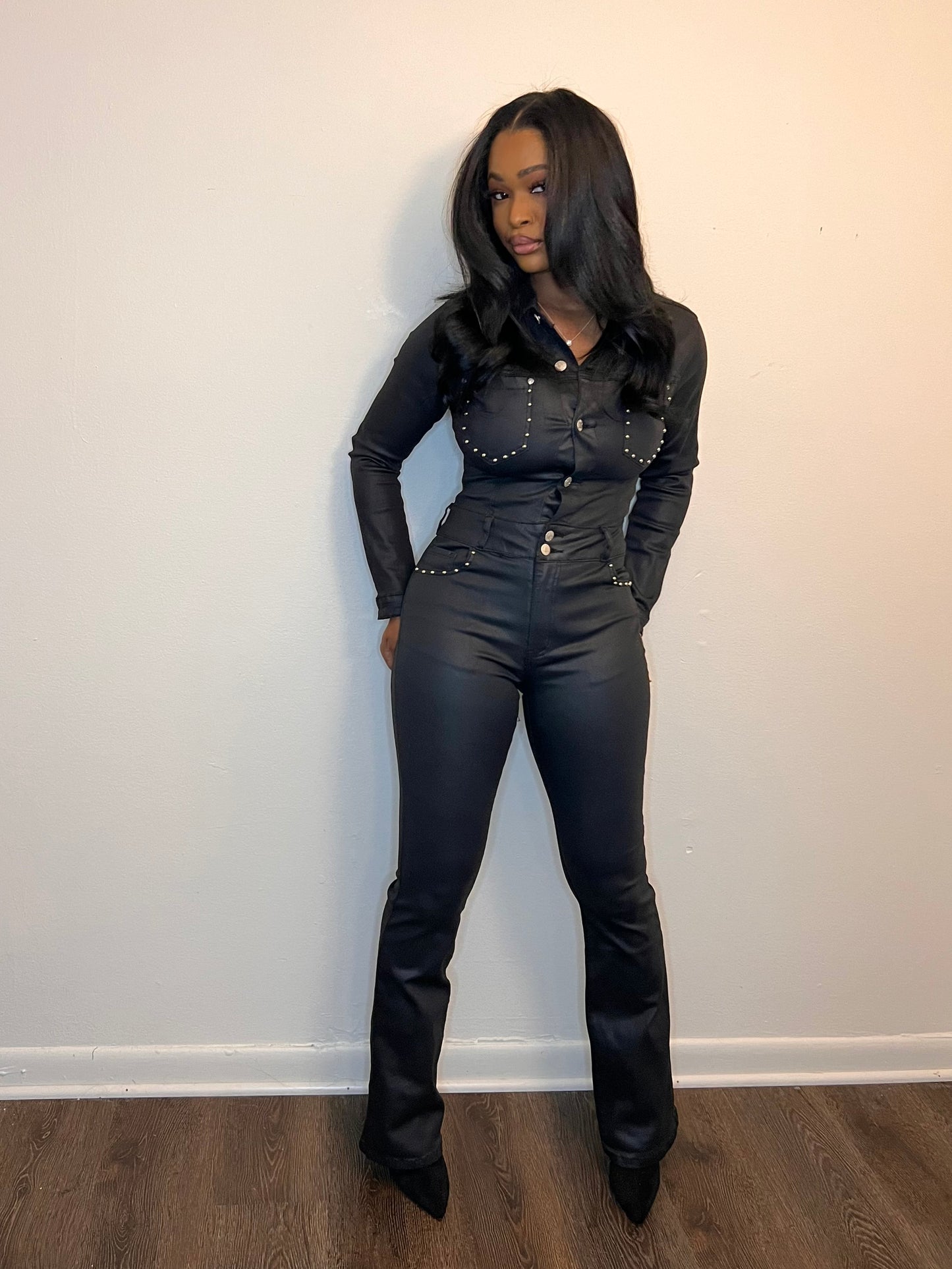 Black Heart Jumpsuit