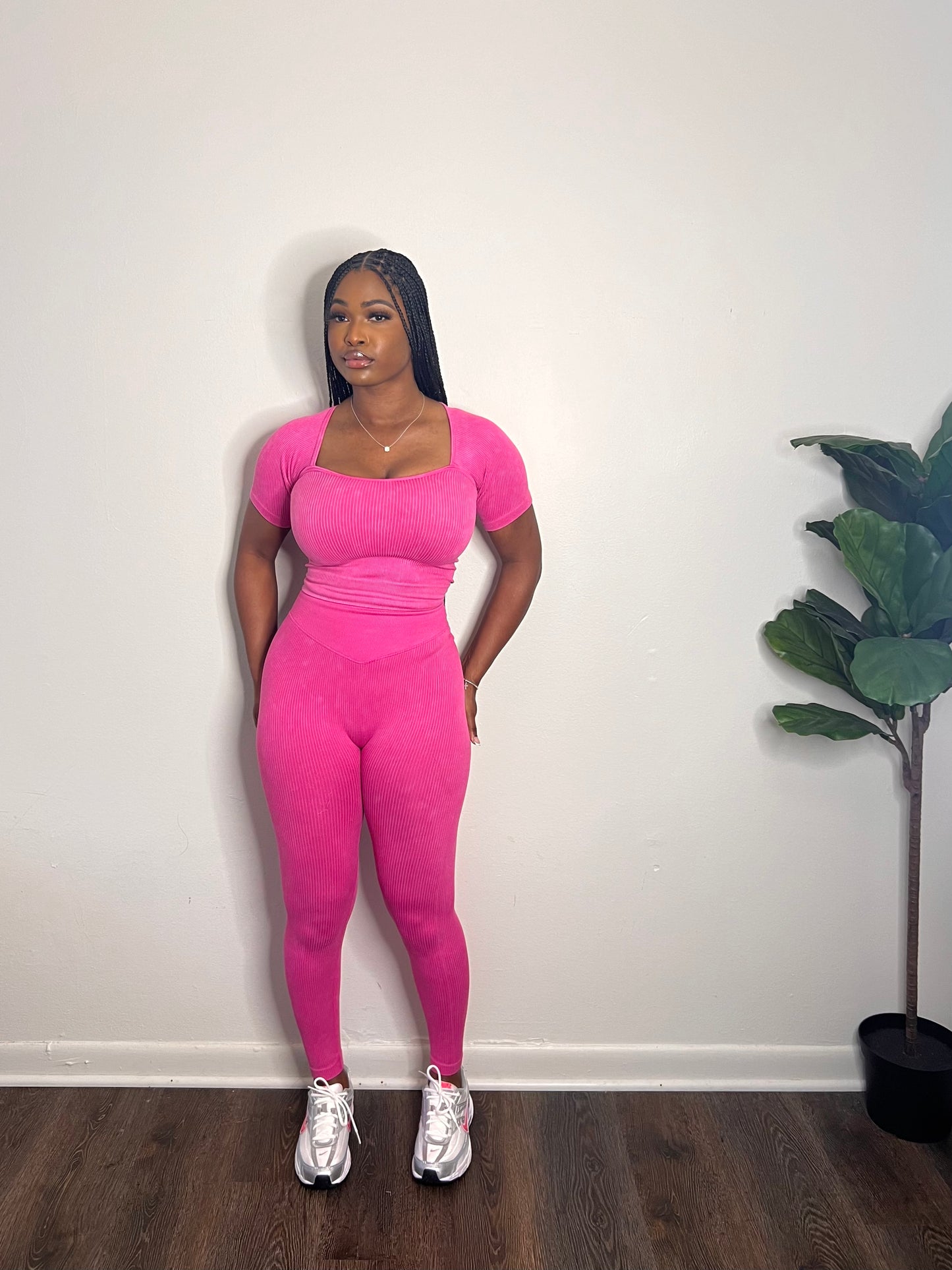 Baddie Active set “Pink”