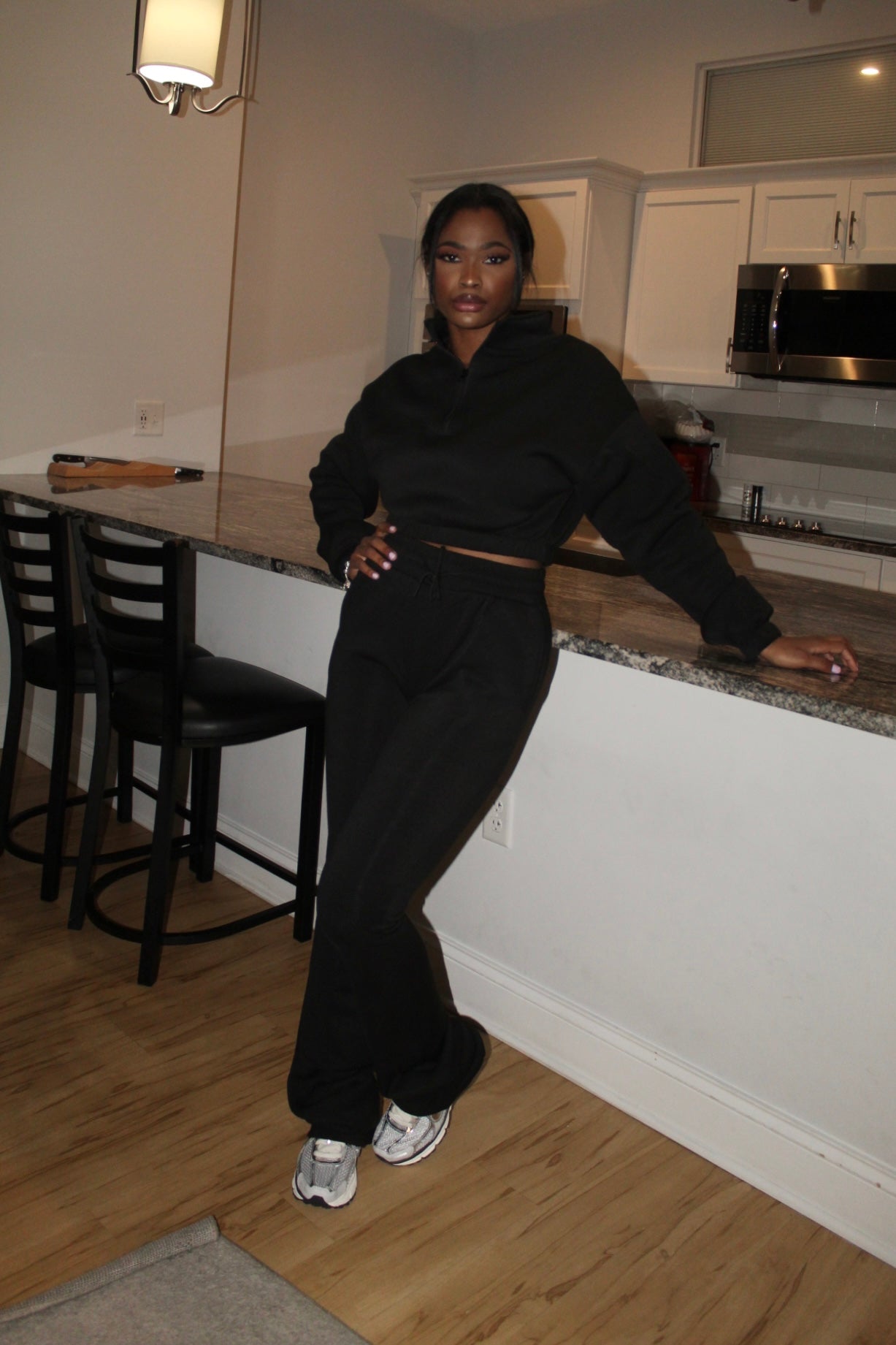 So Chilled Jogger Set | Black