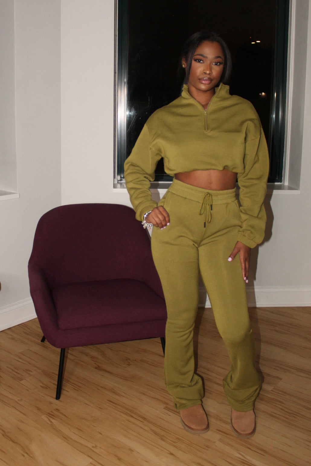 So Chilled Jogger Set | Green