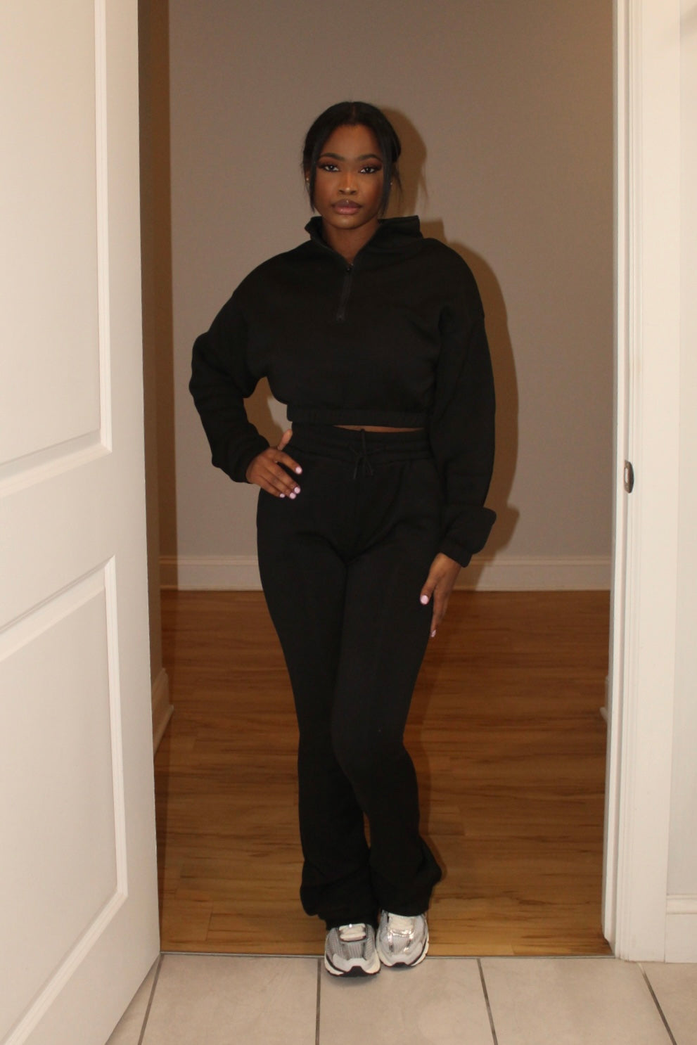 So Chilled Jogger Set | Black