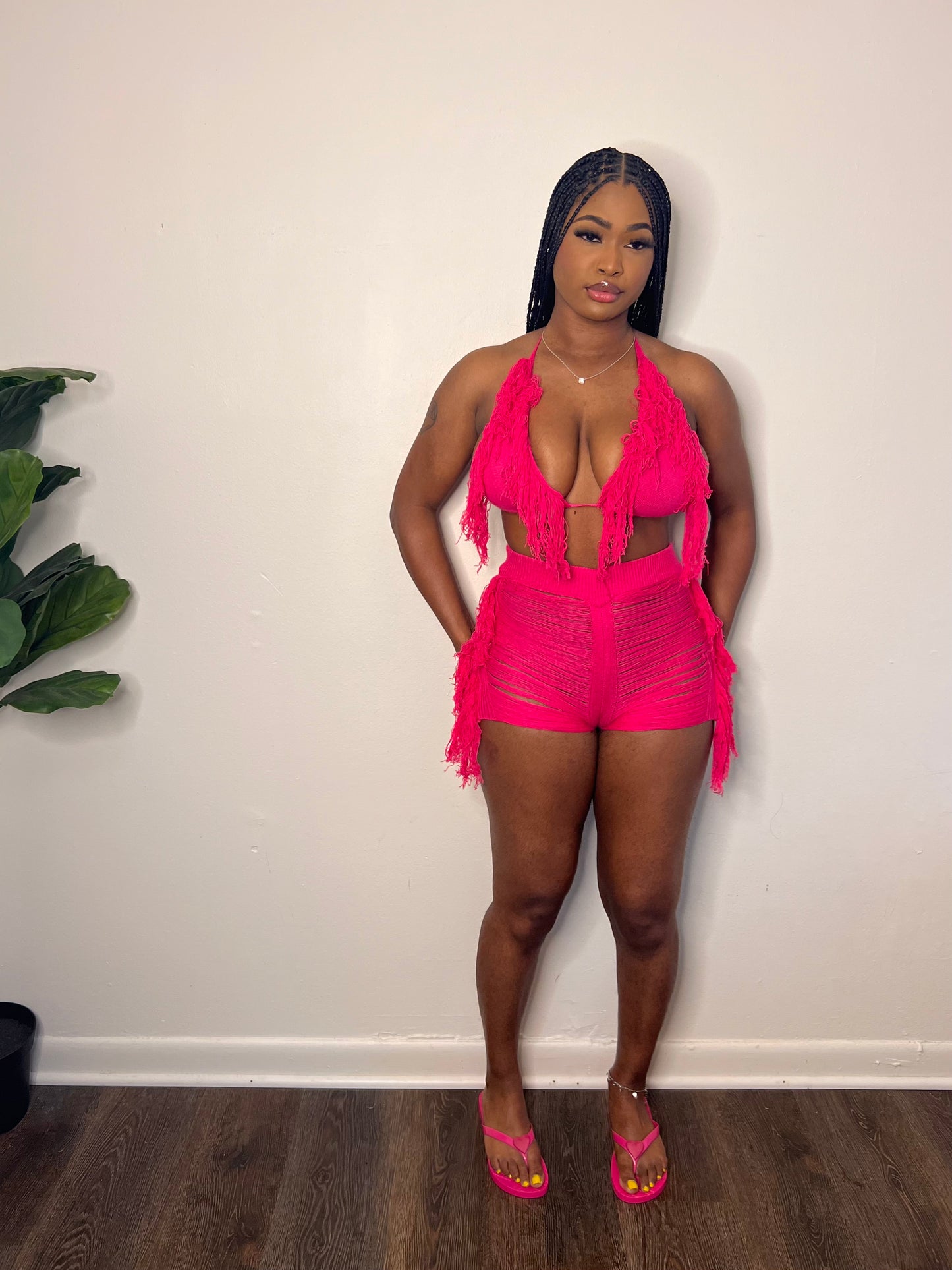 Act Bad Fringe Set “Pink”