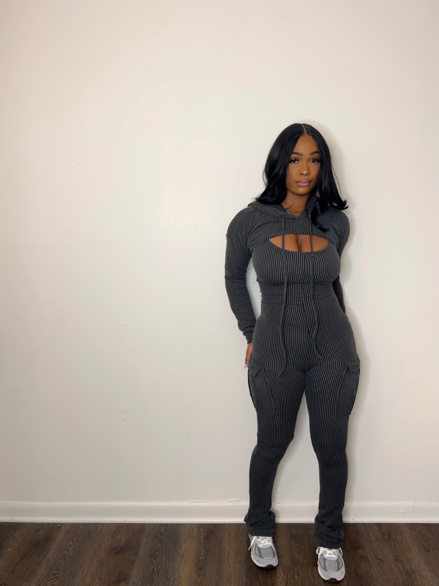 Charcoal Gray Jumpsuit