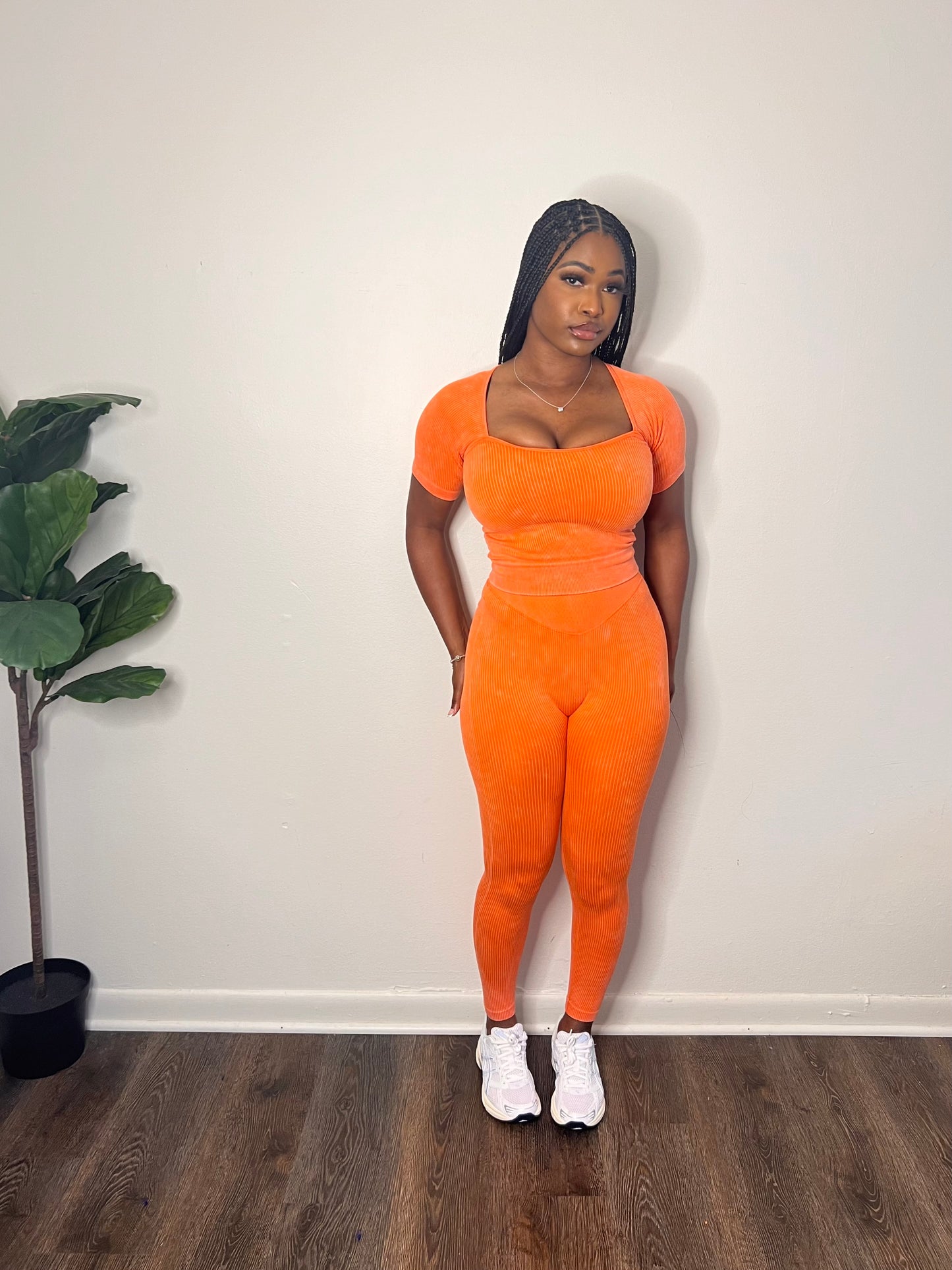 Baddie Active set “Orange