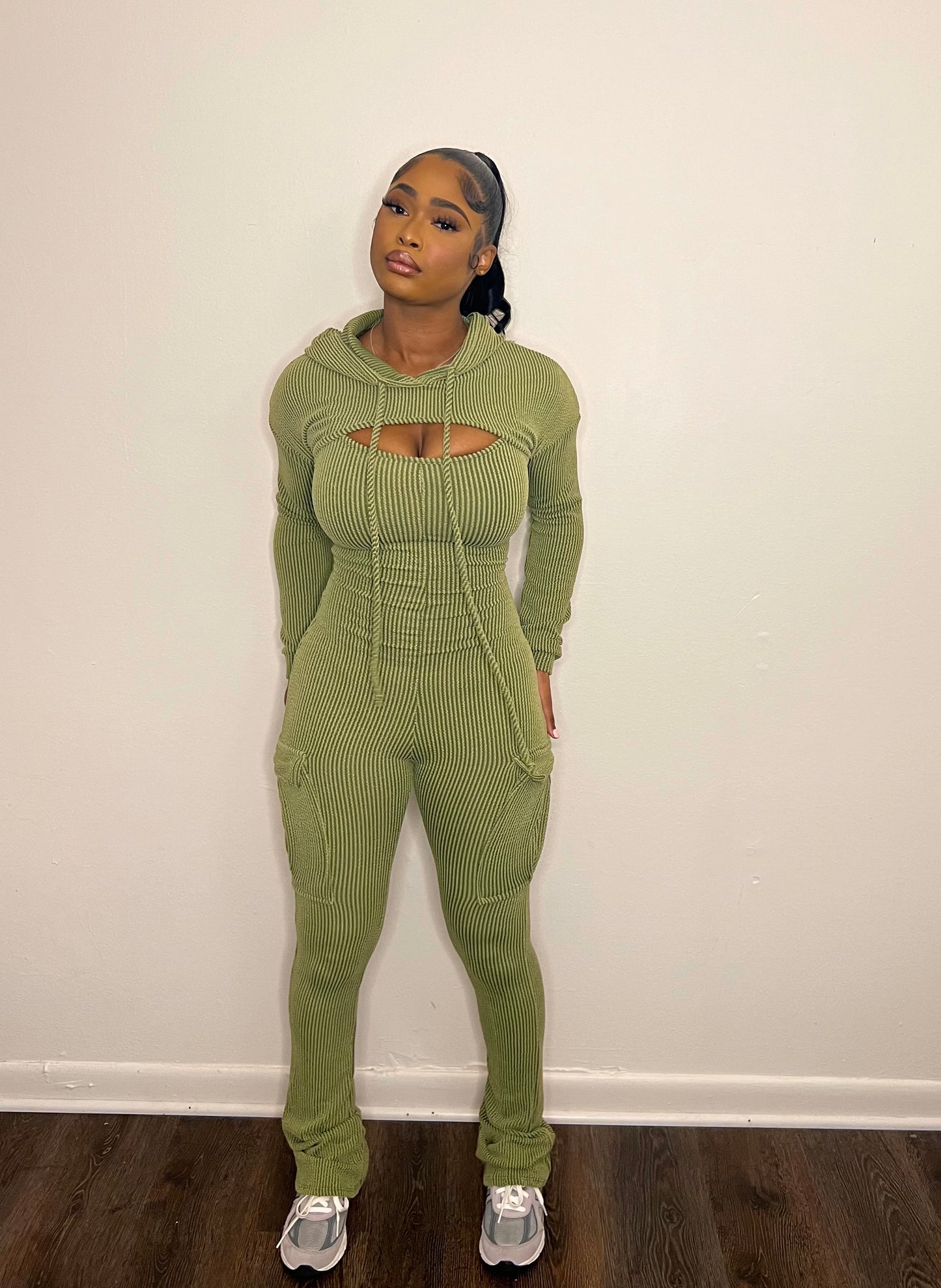 Olive Green Jumpsuit