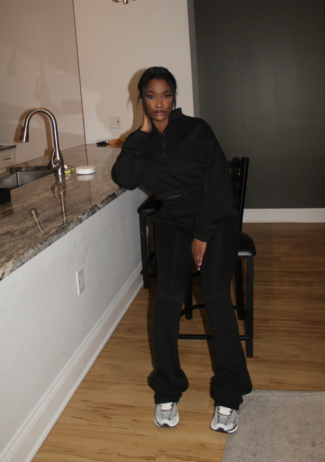 So Chilled Jogger Set | Black