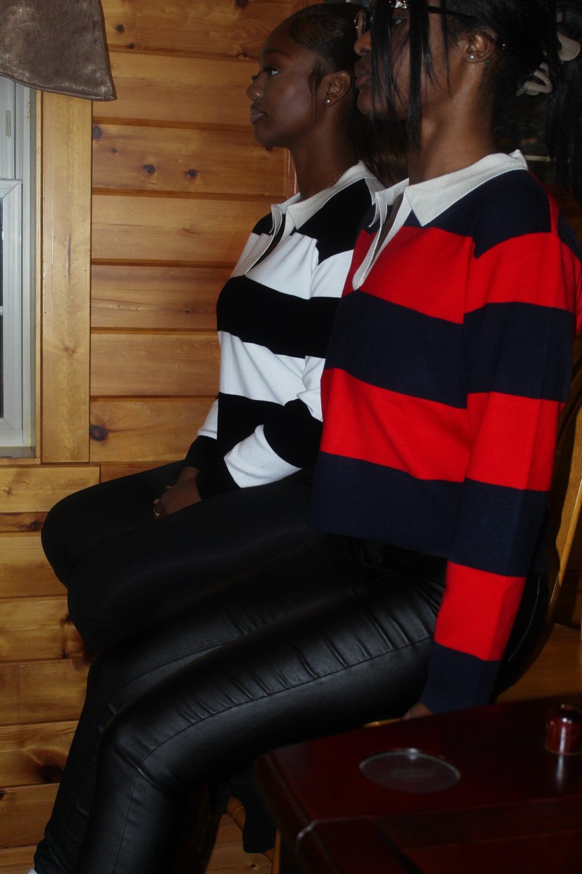 Classic Stripped Polo - Black - White