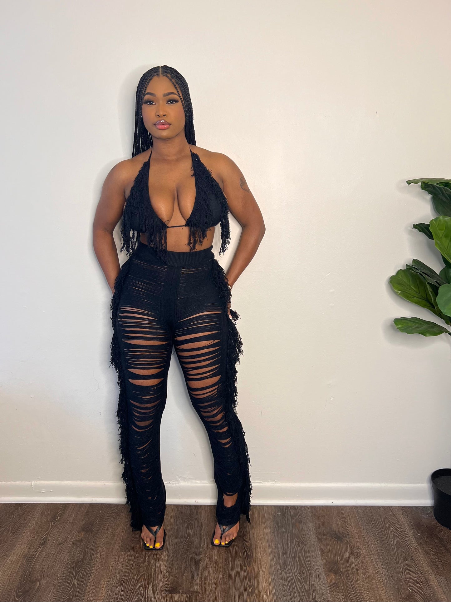 Act Bad Fringe Set “Black”