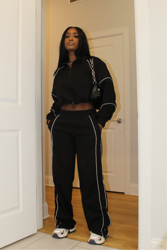 Blacked Out Tracksuit | Black