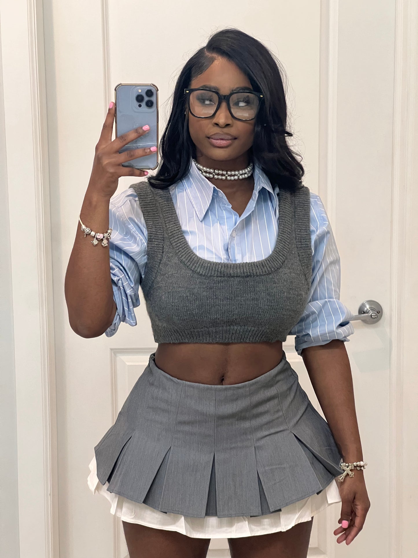 Naughty or Nice | Button Up Top