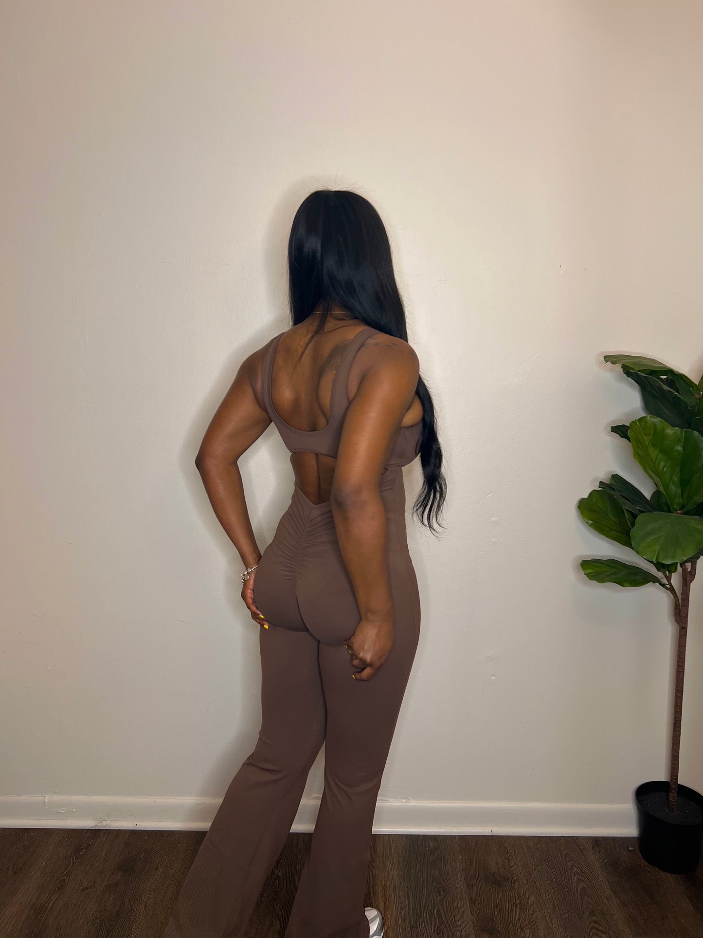 Make It Flare Yoga Jumpsuit