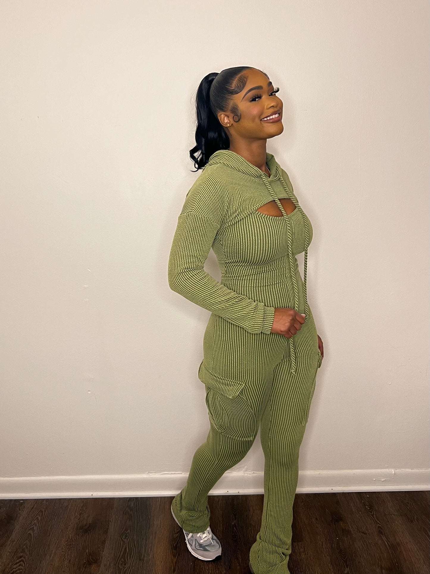 Olive Green Jumpsuit