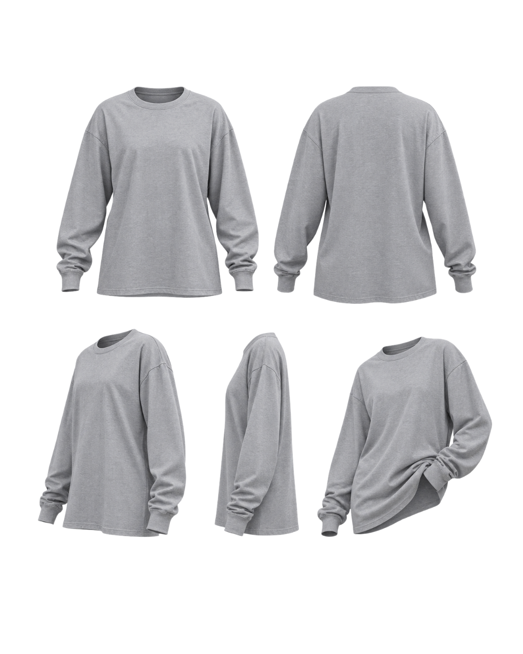 His - Oversized - T - 3 Pack
