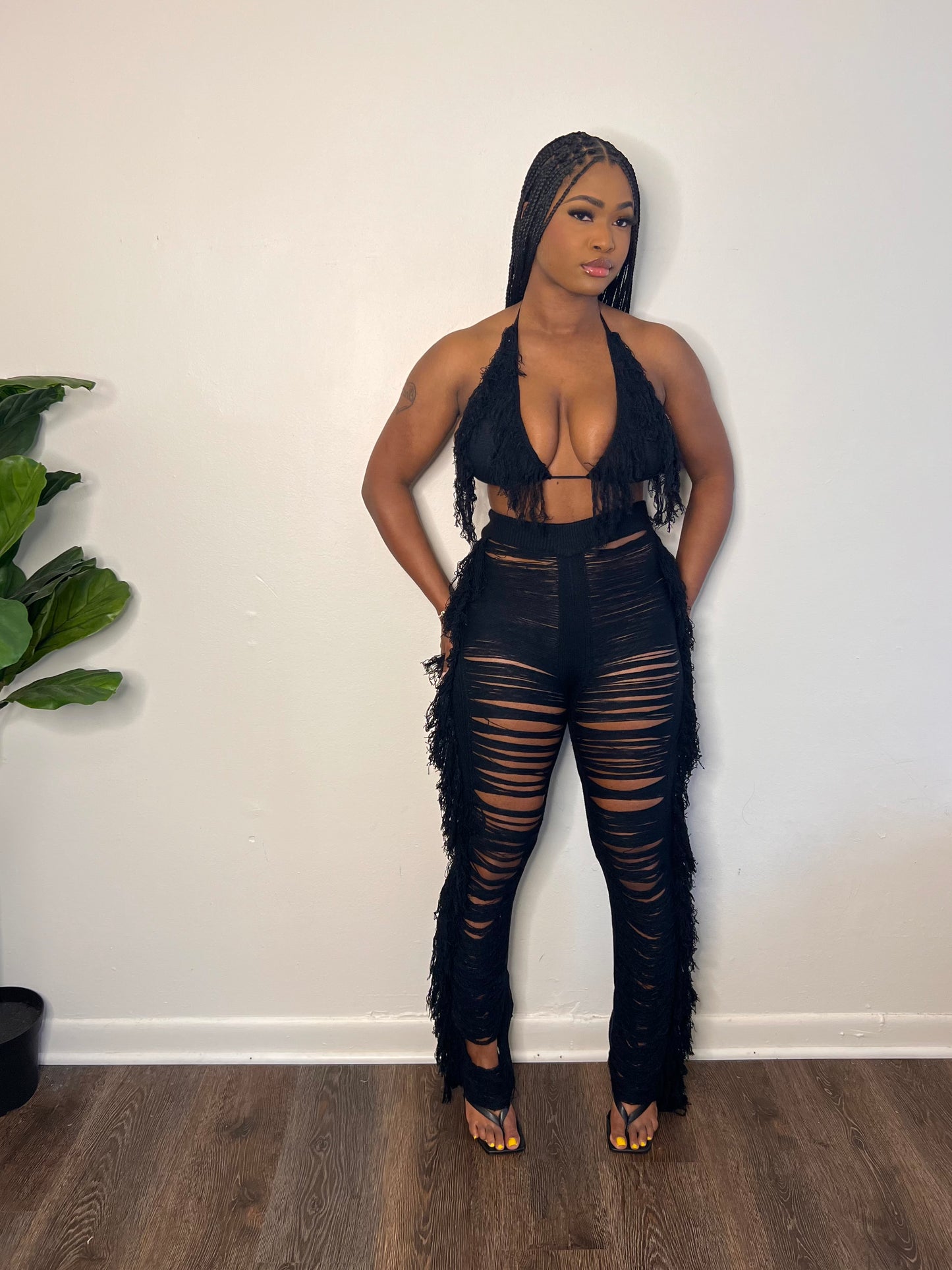Act Bad Fringe Set “Black”
