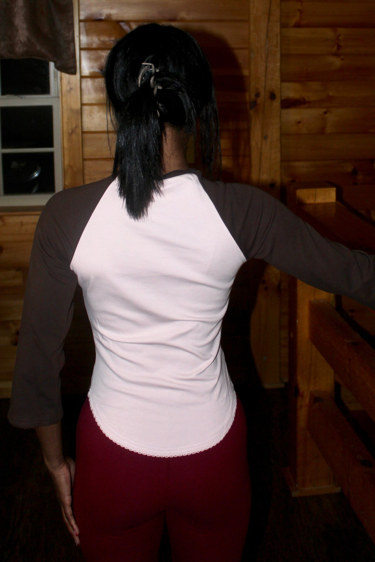 Campfire Raglan Tee - two Pack - Hunter - Chocolate