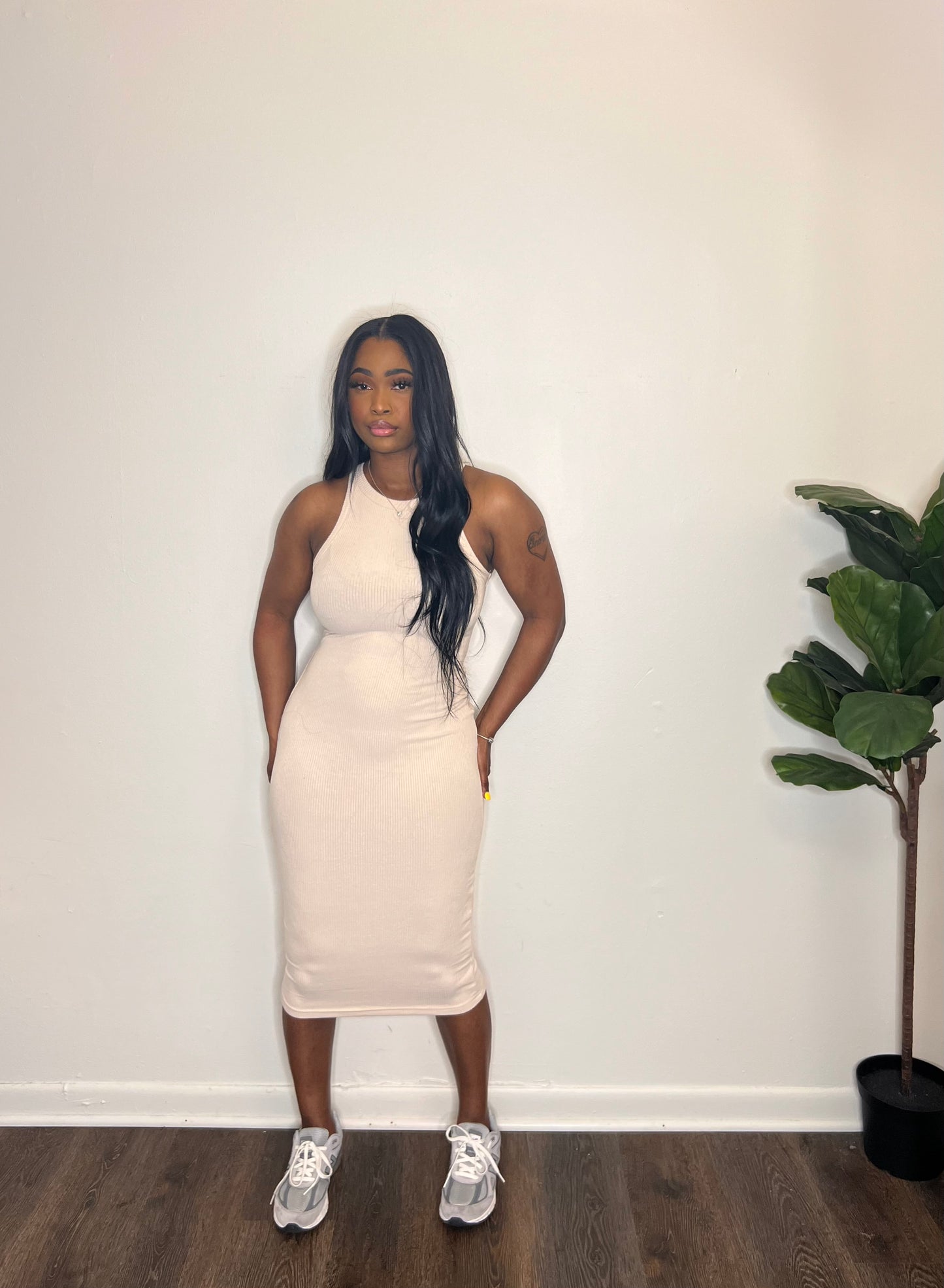 7 Days a Week Dress “Cream”