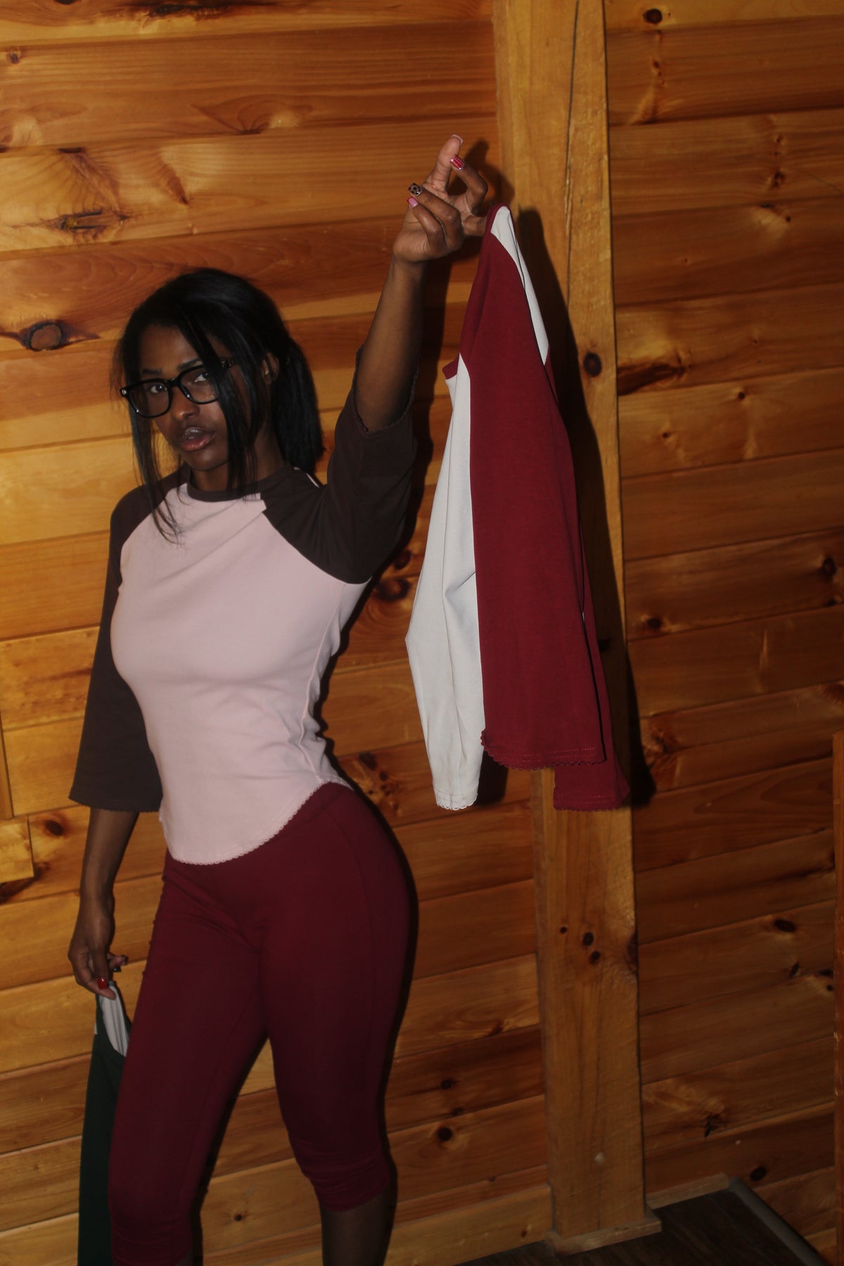 Campfire Raglan Tee - two Pack - Hunter - Chocolate