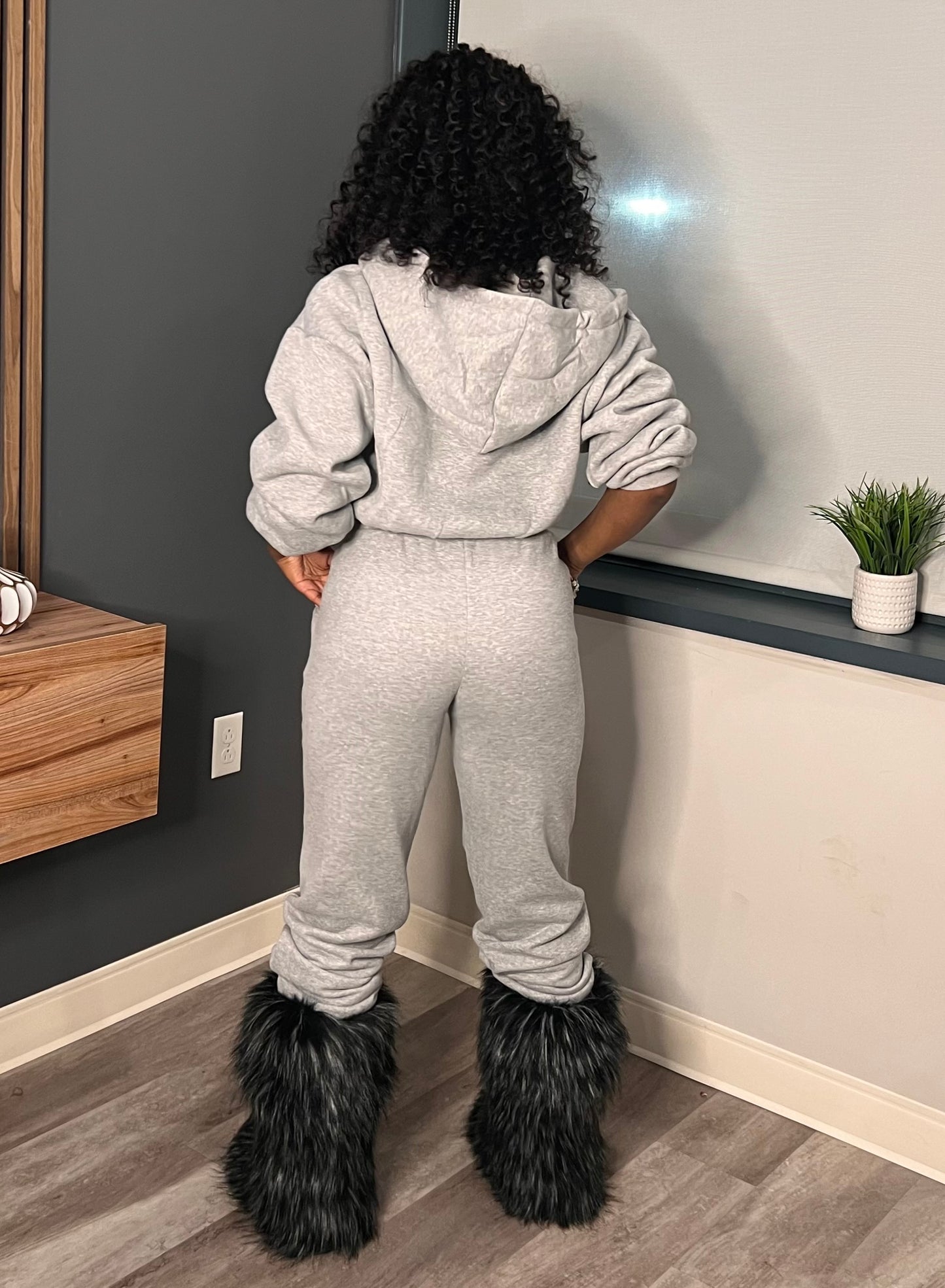 Cute & Cozy | Jogger Set “Gray”