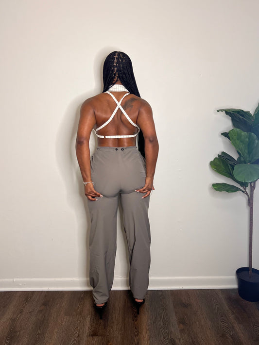 Charcoal Windbreak Pants