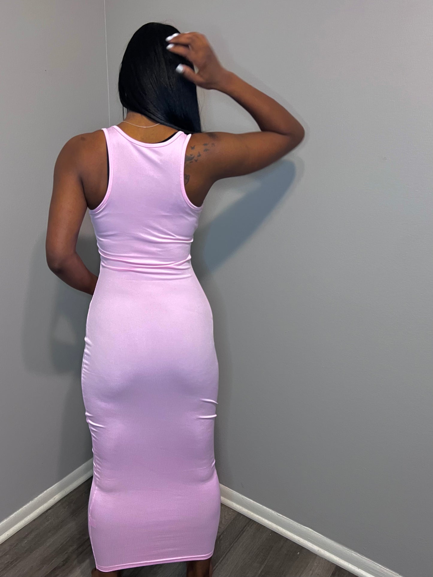 Tight Fitted Midi Dress